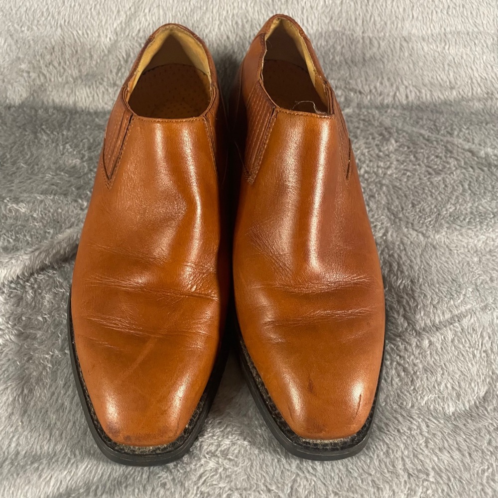 Ariat Brown Leather Chelsea Ankle Boot Pull On  Low Heel Size 7B western - Picture 2 of 11